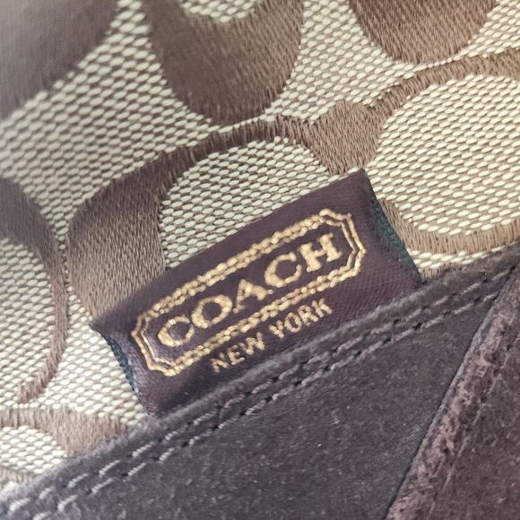 Coach Theona Signature Tall Shearling Boots size 9.5 - Picture 4 of 9